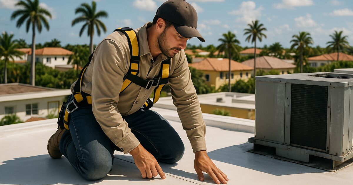 Flat roof vs. pitched roof maintenance on the Suncoast