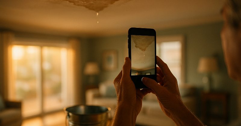 What to Do the Moment You Find a Roof Leak